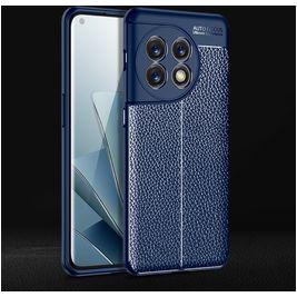 Mobigear Luxury Coque OnePlus 11 Coque arrière en TPU Souple - Bleu