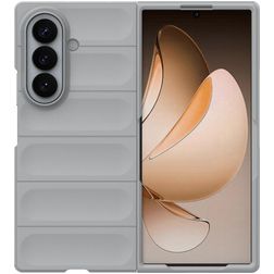 Mobigear Bumpy Coque Samsung Galaxy Z Fold 8 Ultra Coque arrière en TPU Souple - Gris