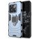 Mobigear Armor Ring Coque OnePlus 10T Coque arrière Rigide Anti-Chocs avec Anneau-Support - Bleu Marin