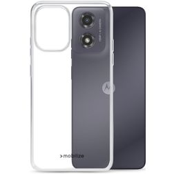 Mobilize Gelly Coque Transparente Motorola Moto G04 Coque arrière en TPU Souple - Transparent