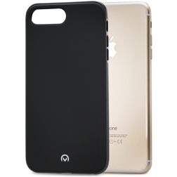 Mobilize Gelly Plus Coque iPhone 8 Plus Coque arrière en TPU Souple - Noir