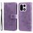 Mobigear Flowers Housse OnePlus 15 Etui Porte-Monnaie - Violet
