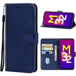 Mobigear Wallet Housse Samsung Galaxy M32 5G Etui Porte-Monnaie - Bleu
