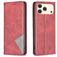 Mobigear Rhombus Slim Housse iPhone 17 Pro Etui - Rouge