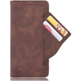 Mobigear Slide Wallet Housse Nokia 1.3 Etui Porte-Monnaie - Marron