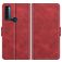 Mobigear Slim Magnet Housse TCL 20 SE Etui Porte-Monnaie - Rouge