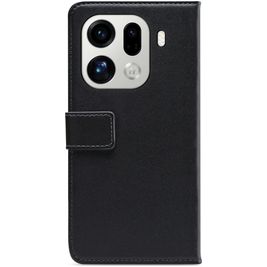 Mobilize Classic Gelly Wallet Housse OPPO Find X9 Pro Etui Porte-Monnaie - Noir