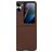 Mobigear Excellent Coque OPPO Find N2 Flip Coque arrière Rigide - Marron