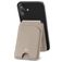 My Style Magnet Card - Porte Cartes en - 5 Cartes - Compatible MagSafe - Warm Grey
