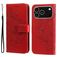 Mobigear Flowers Housse iPhone 17 Pro Etui Porte-Monnaie - Rouge