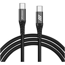 Mobigear Nylon - Câble USB-C vers USB-C 0.4 mètre - Noir