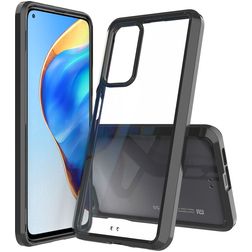 Mobigear Crystal Coque Xiaomi Mi 10T Coque arrière Rigide - Transparent / Noir