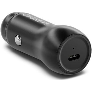 Cygnett CarPower - Simple USB-C Chargeur voiture Power Delivery 30W - Noir