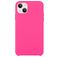 Mobigear Rubber Touch Coque iPhone 15 Plus Coque arrière en Silicone - Magenta