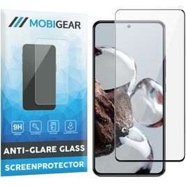 Mobigear Premium Xiaomi 12T Verre trempé Protection d'écran - Compatible Coque - Noir