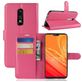 Mobigear Classic Housse OnePlus 6 Etui Porte-Monnaie - Magenta