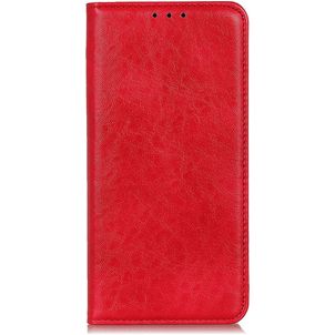 Mobigear Classic Elegance Housse Motorola Moto G9 Power Etui Porte-Monnaie - Rouge