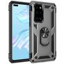 Mobigear Armor Ring Coque Huawei P40 Coque arrière Rigide Anti-Chocs avec Anneau-Support - Gris