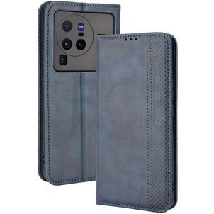 Mobigear Sensation Housse Vivo X80 Pro Etui Porte-Monnaie - Bleu