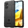 Mobigear Rugged Shield Coque POCO M5 Coque arrière en TPU Souple Anti-Chocs - Noir