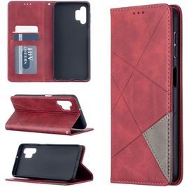 Mobigear Rhombus Slim Housse Samsung Galaxy A32 5G Etui - Rouge