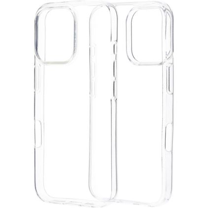 Mobiparts Classic Coque Transparente iPhone 16 Pro Coque arrière en TPU Souple - Transparent