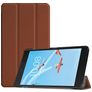 Mobigear Tri-Fold Coque Lenovo Tab E7 Etui - Marron