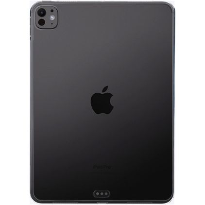 Mobiparts Classic Coque iPad Pro 11 Pouces (2024) Coque arrière en en TPU Souple - Transparent