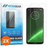 Mobigear Motorola Moto G7 Verre trempé Protection d'écran - Compatible Coque (Lot de 2)
