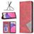 Mobigear Rhombus Slim Housse Samsung Galaxy A33 Etui - Rouge