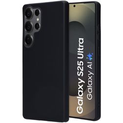 Mobiparts Coque Samsung Galaxy S25 Ultra Coque arrière en Silicone - Noir