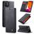 Caseme 013 Housse iPhone 11 Etui Porte-Monnaie - Noir