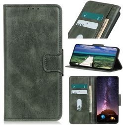 Mobigear Classy Housse Samsung Galaxy S21 FE Etui Porte-Monnaie - Vert