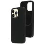 Mobiparts Coque iPhone 14 Pro Max MagSafe Coque arrière en Silicone - Noir