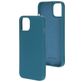Mobiparts Coque iPhone 14 Coque arrière en Silicone - Blueberry Blue