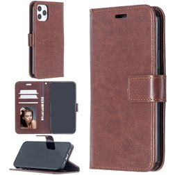 Mobigear Wallet Housse iPhone 12 Pro Etui Porte-Monnaie - Marron