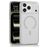 Mobigear Shockproof Grip Coque iPhone 17 Pro Max MagSafe Coque arrière Rigide - Blanc