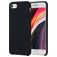 Mobigear Rubber Touch Coque iPhone SE (2022) Coque arrière en Silicone - Noir