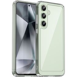 Mobigear Crystal Transparent Samsung Galaxy S24 FE Plastique rigide Coque arrière - Transparent