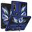 Mobigear Armor Ring Coque Samsung Galaxy Z Fold 4 Coque arrière Rigide Anti-Chocs avec Anneau-Support - Bleu