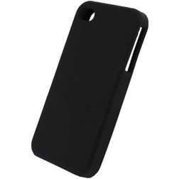 Xccess Coque iPhone 4 Coque arrière en Silicone - Noir