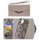 Mobilize Elegant Magnet iPhone 12 Mini Détachable 2in1 Pochette - Beige Snake