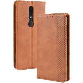 Mobigear Sensation Housse Nokia 4.2 Etui Porte-Monnaie - Cognac