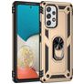 Mobigear Armor Ring Coque Samsung Galaxy A53 Coque arrière Rigide Anti-Chocs avec Anneau-Support - Or