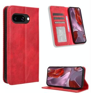 Mobigear Sensation Google Pixel 9a Étui Portefeuille - Rouge