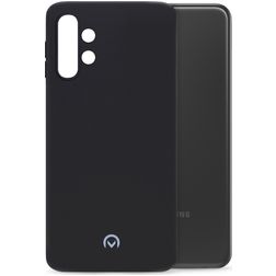 Mobilize Rubber Gelly Coque Samsung Galaxy A13 4G Coque arrière en TPU Souple - Matt Black