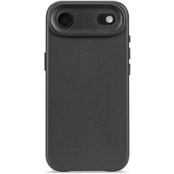 Decoded Coque iPhone Air Coque arrière en Cuir Véritable Anti-Chocs - Noir