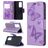 Mobigear Butterfly Housse Huawei P40 Etui Porte-Monnaie - Violet
