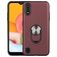 Mobigear Armor Ring Coque Samsung Galaxy A01 Coque arrière Rigide Anti-Chocs avec Anneau-Support - Rouge