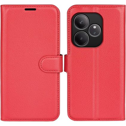 Mobigear Classic Housse Realme GT 6 Etui Porte-Monnaie - Magenta